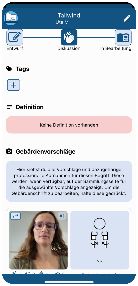 Grafik: Die Detailseite